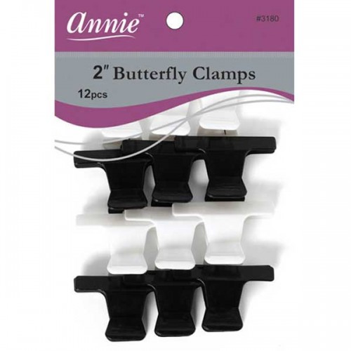 Annie 2" Butterfly Clamps 12Pcs #3180